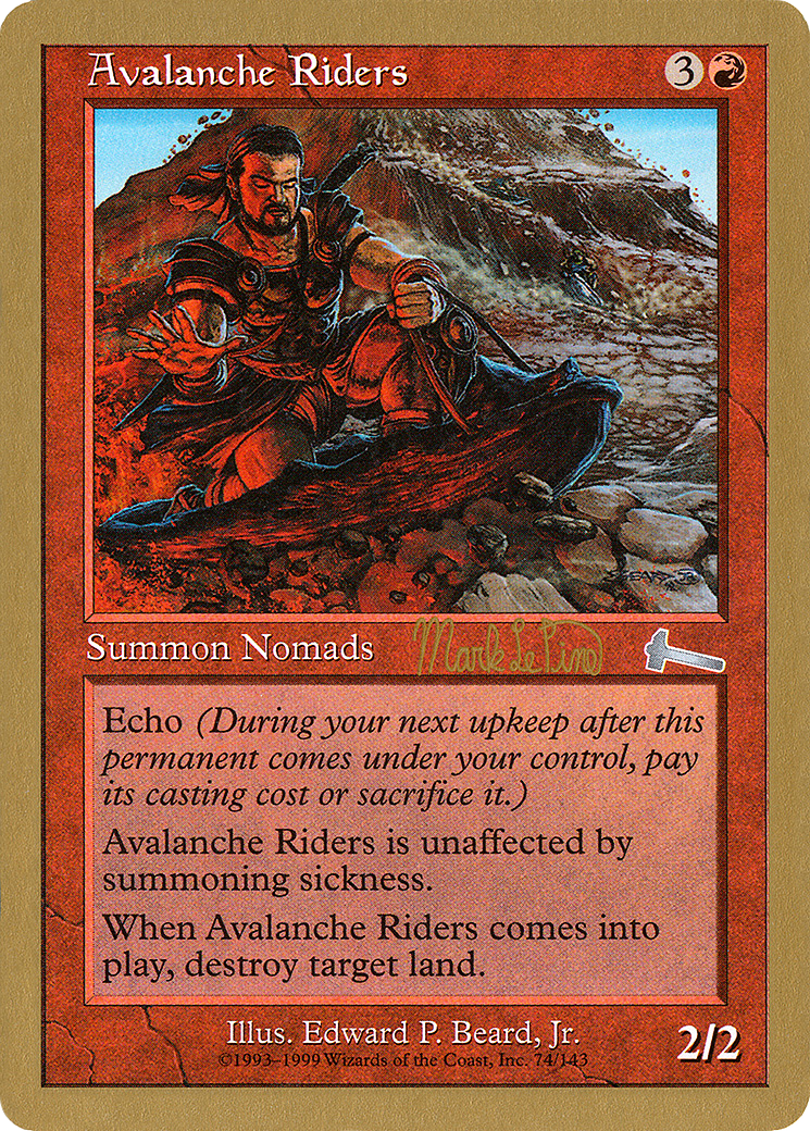 {C} Avalanche Riders (Mark Le Pine) [World Championship Decks 1999][GB WC99 MLP74]