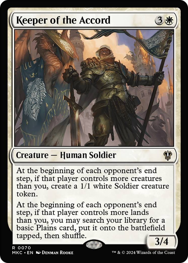 {R} Keeper of the Accord [Murders at Karlov Manor Commander][MKC 070]
