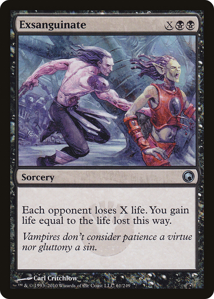 {C} Exsanguinate [Scars of Mirrodin][SOM 061]