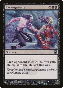 {C} Exsanguinate [Scars of Mirrodin][SOM 061]