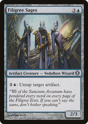 {C} Filigree Sages [Shards of Alara][ALA 044]
