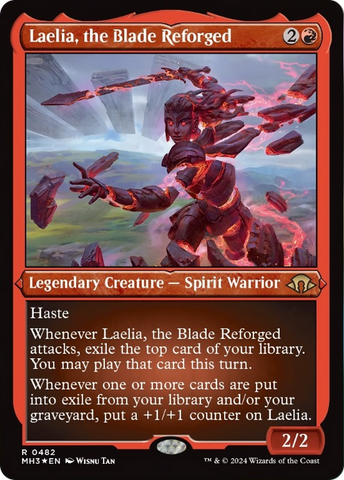 {R} Laelia, the Blade Reforged (Foil Etched) [Modern Horizons 3][MH3 482]