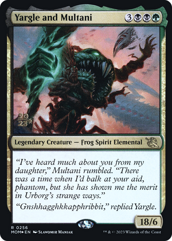 {R} Yargle and Multani [March of the Machine Prerelease Promos][PR MOM 256]