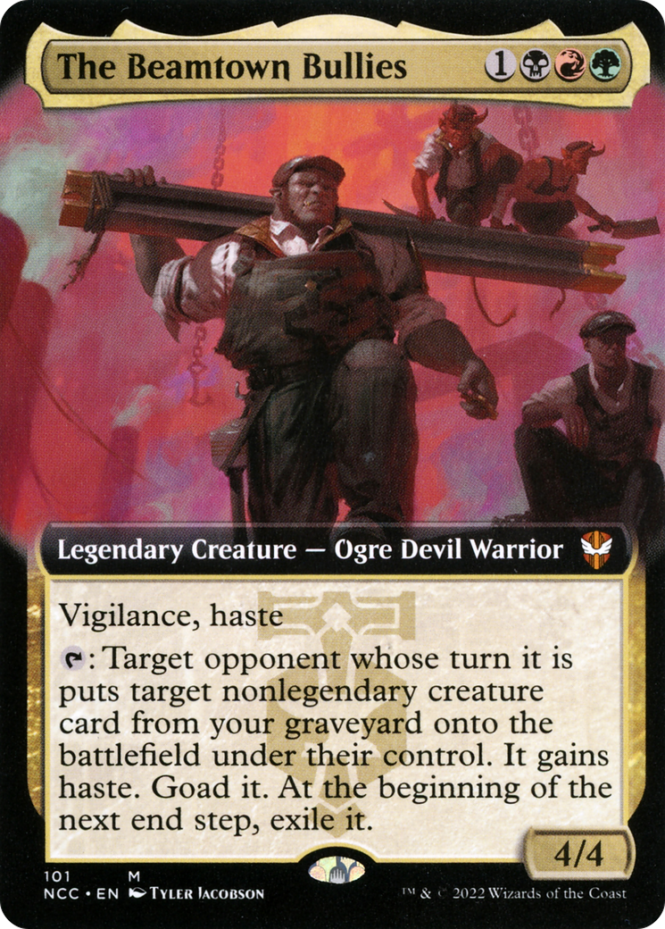 {R} The Beamtown Bullies (Extended Art) [Streets of New Capenna Commander][NCC 101]