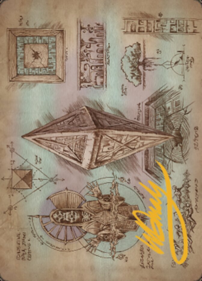 {A} Keening Stone Art Card (Gold-Stamped Signature) [The Brothers' War Art Series][GS ABRO 064]