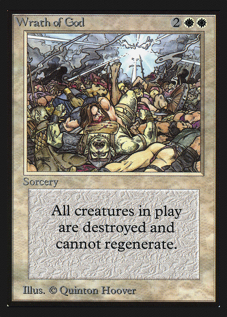 {R} Wrath of God [International CollectorsÃ¢Â€Â™ Edition][GB CEI 046]