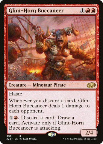{R} Glint-Horn Buccaneer [Jumpstart 2022][J22 539]