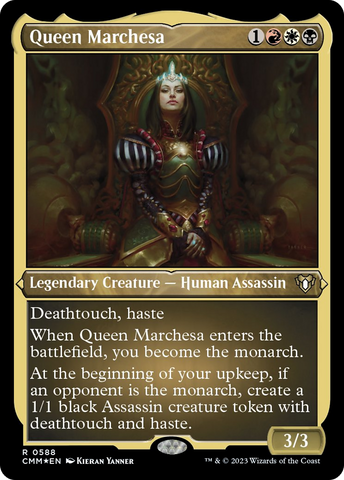 {R} Queen Marchesa (Foil Etched) [Commander Masters][CMM 588]