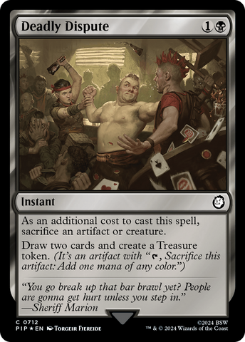 {C} Deadly Dispute (Surge Foil) [Fallout][PIP 712]