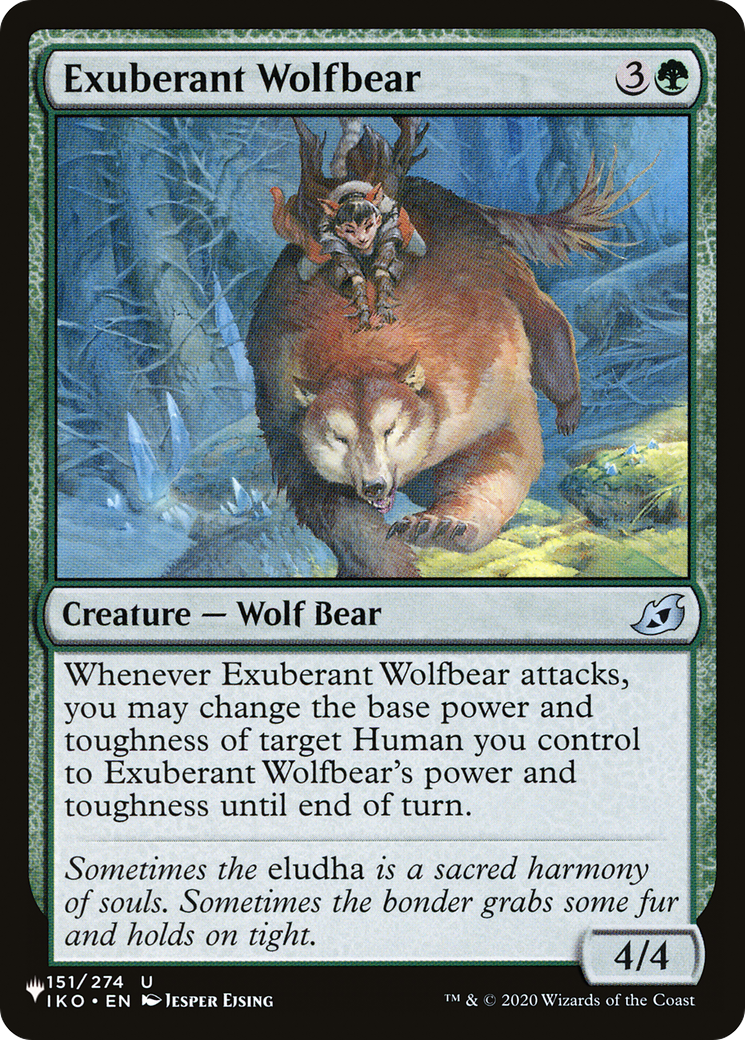 Exuberant Wolfbear [LIST IKO-151]