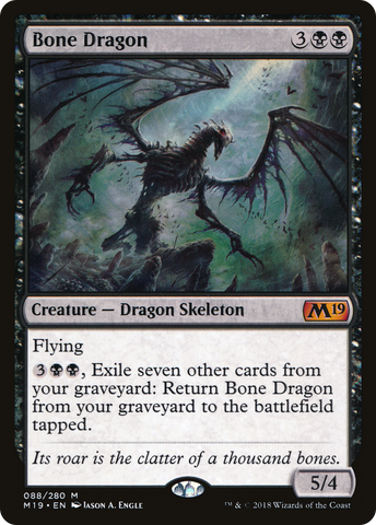 {R} Bone Dragon [Core Set 2019][M19 088]