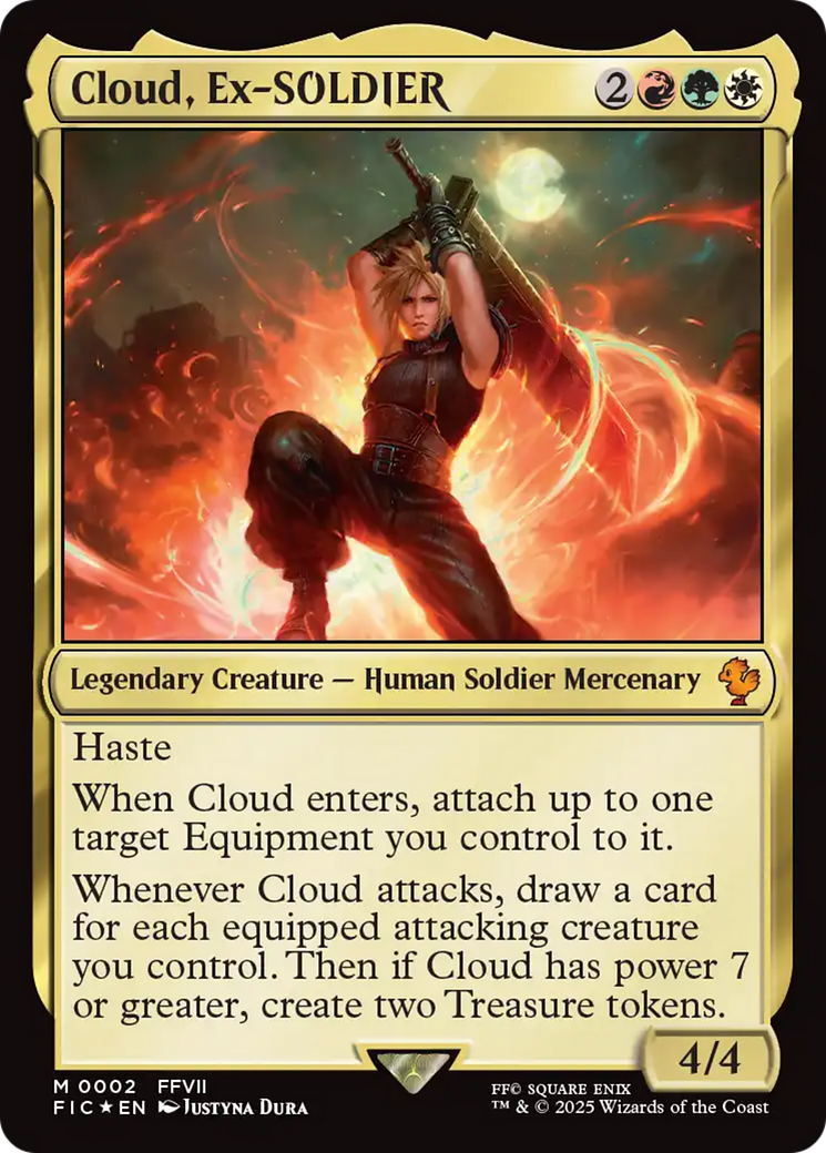 {R} Cloud, Ex-SOLDIER [FINAL FANTASY Commander][FIC 002]