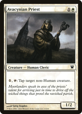 {C} Avacynian Priest [Innistrad][ISD 004]