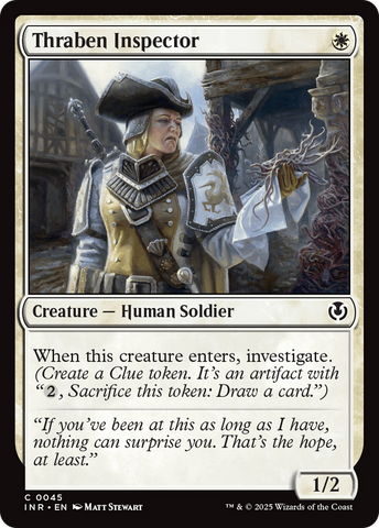 {C} Thraben Inspector [Innistrad Remastered][INR 045]