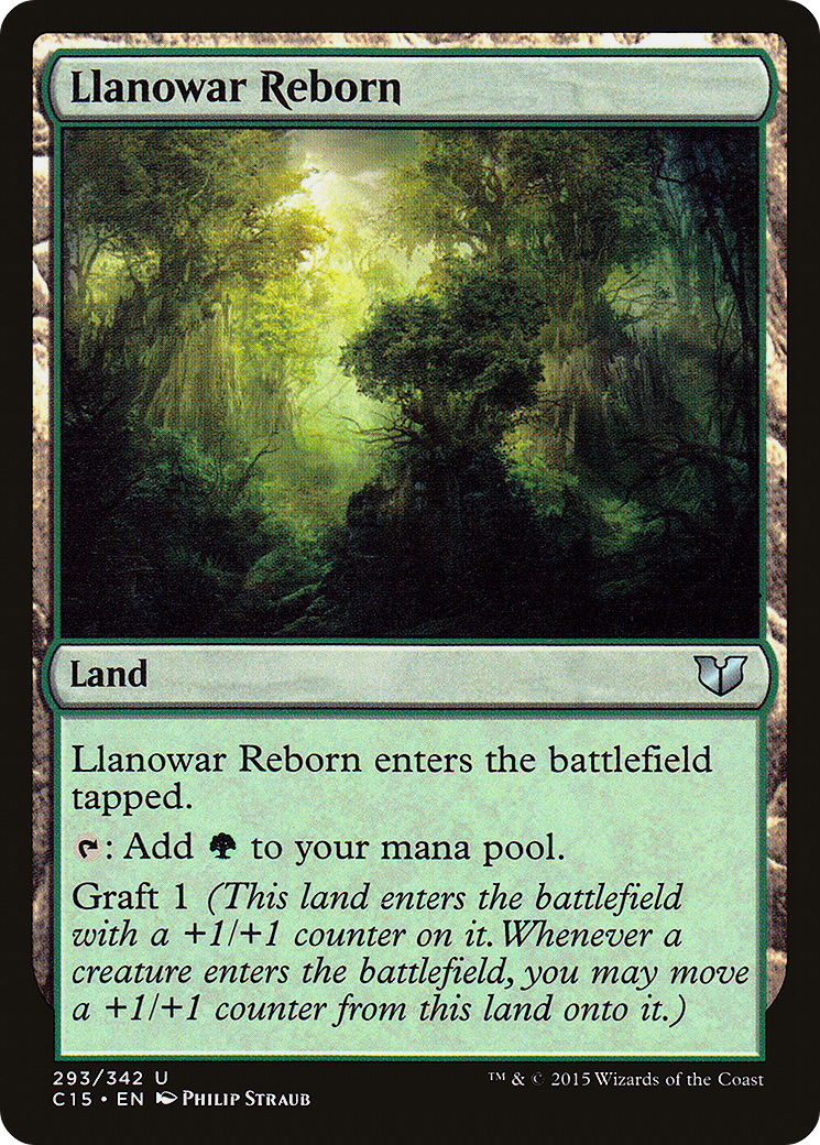 {C} Llanowar Reborn [Commander 2015][C15 293]