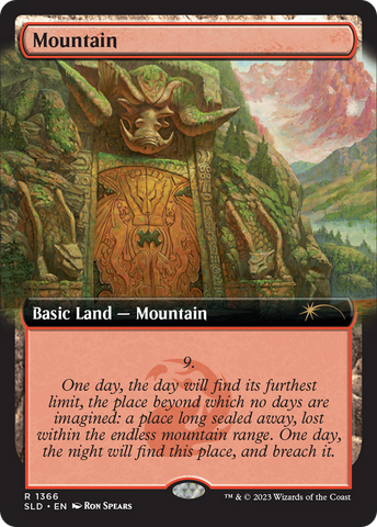 {B} Mountain (1366) [Secret Lair Drop Series][SLD 1366]