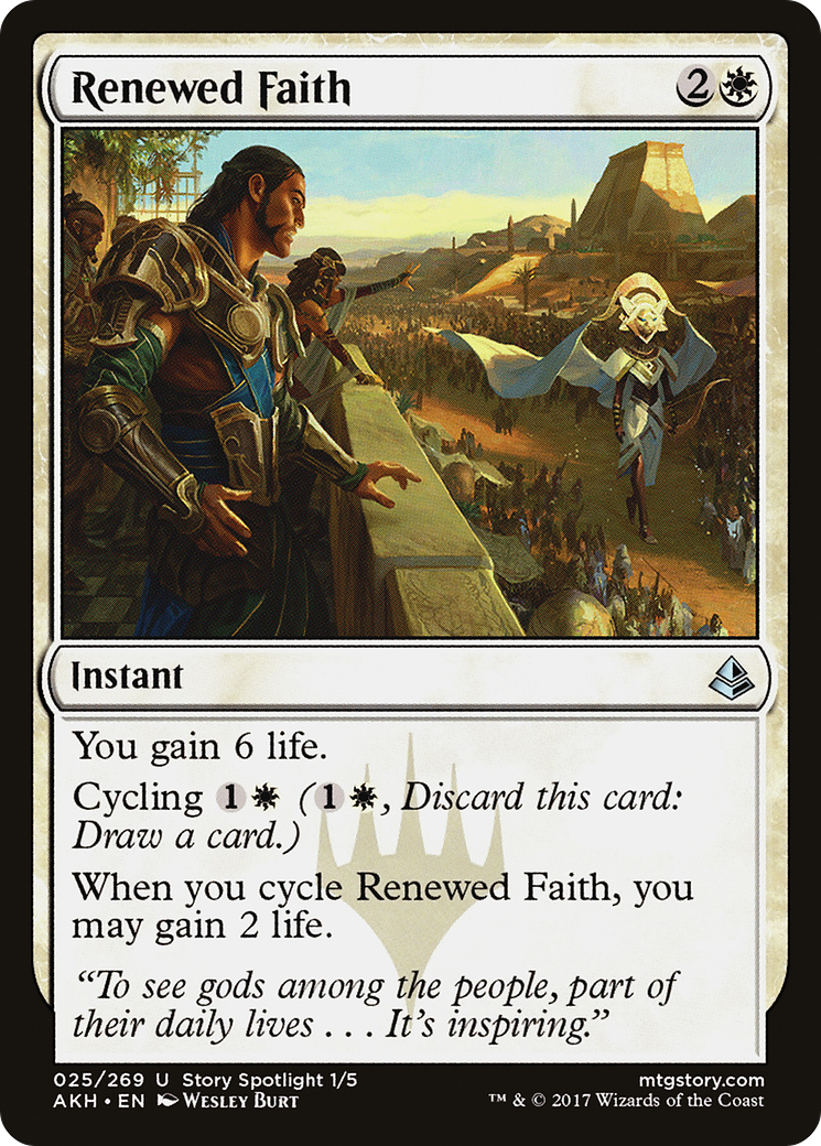 {C} Renewed Faith [Amonkhet][AKH 025] - Misty Mountain Games