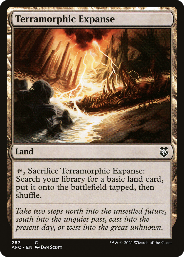 {C} Terramorphic Expanse [Dungeons & Dragons: Adventures in the Forgotten Realms Commander][AFC 267]
