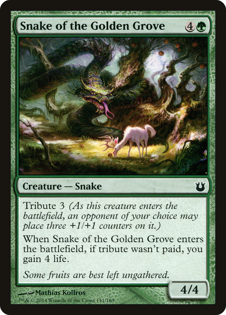 {C} Snake of the Golden Grove [Born of the Gods][BNG 141] - Misty Mountain Games
