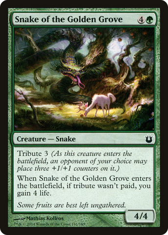 {C} Snake of the Golden Grove [Born of the Gods][BNG 141]