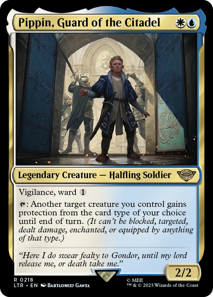 {R} Pippin, Guard of the Citadel [The Lord of the Rings: Tales of Middle-Earth][LTR 218]