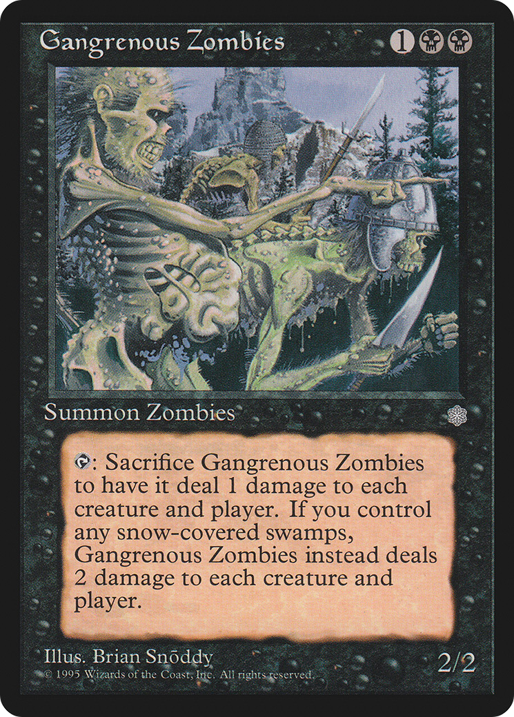 {C} Gangrenous Zombies [Ice Age][ICE 127]