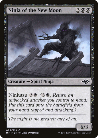 {C} Ninja of the New Moon [Modern Horizons][MH1 099]