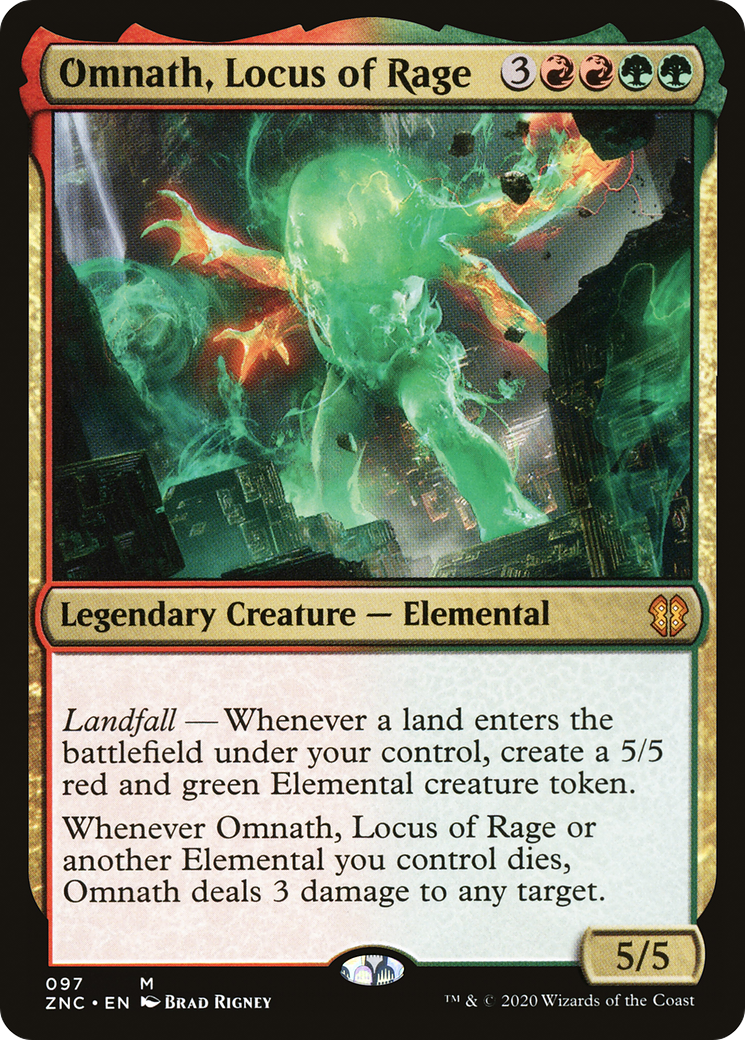 {R} Omnath, Locus of Rage [Zendikar Rising Commander][ZNC 097] - Misty Mountain Games