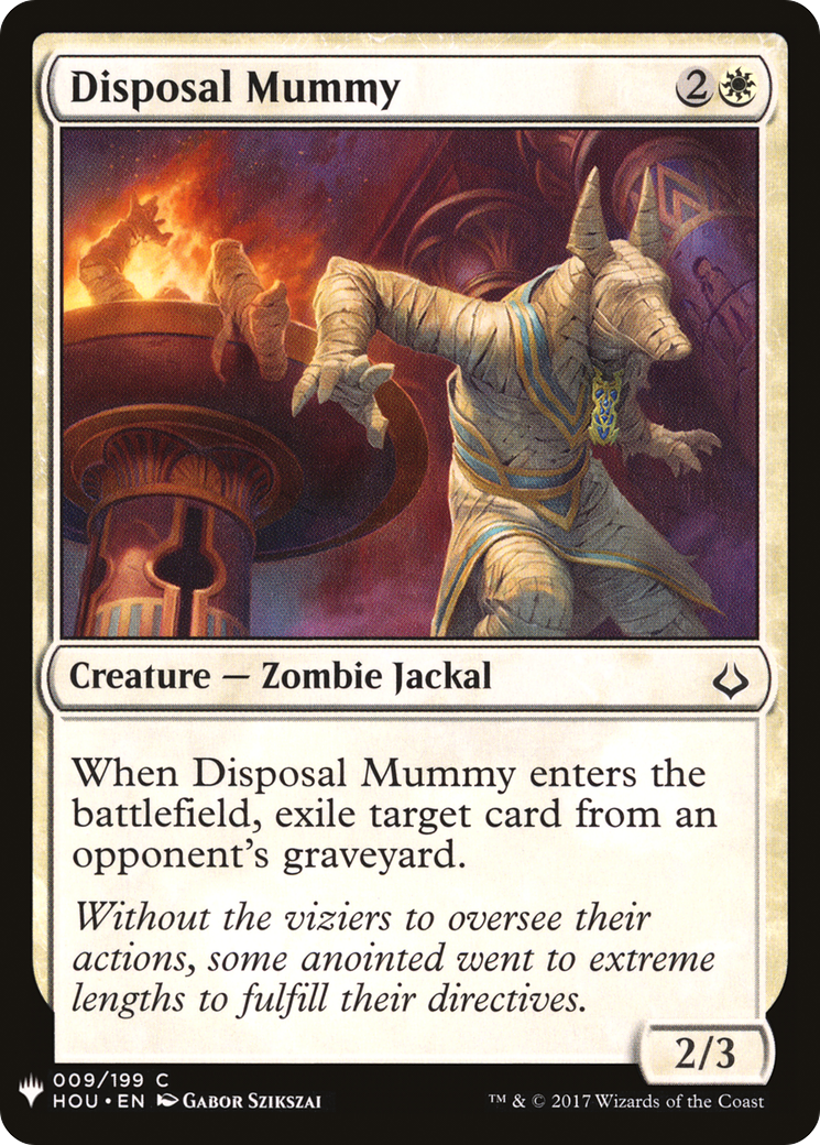 {C} Disposal Mummy [Mystery Booster][LS HOU 009]