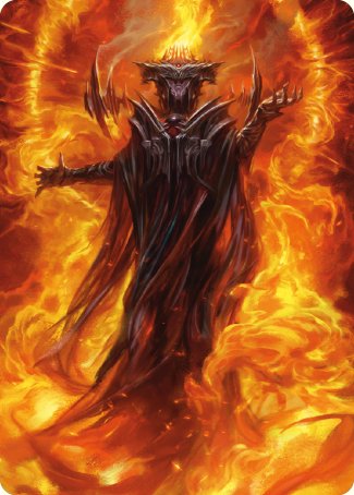 {A} Sauron, the Dark Lord Art Card [The Lord of the Rings: Tales of Middle-earth Art Series][ALTR 021]