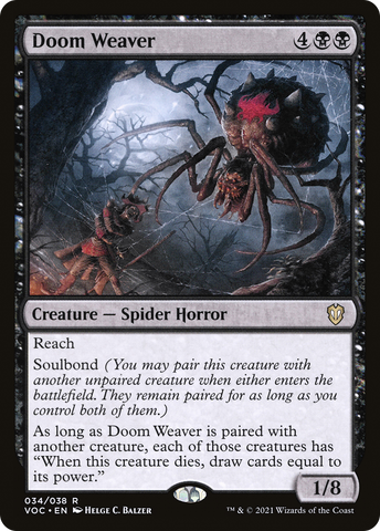 {R} Doom Weaver [Innistrad: Crimson Vow Commander][VOC 034]