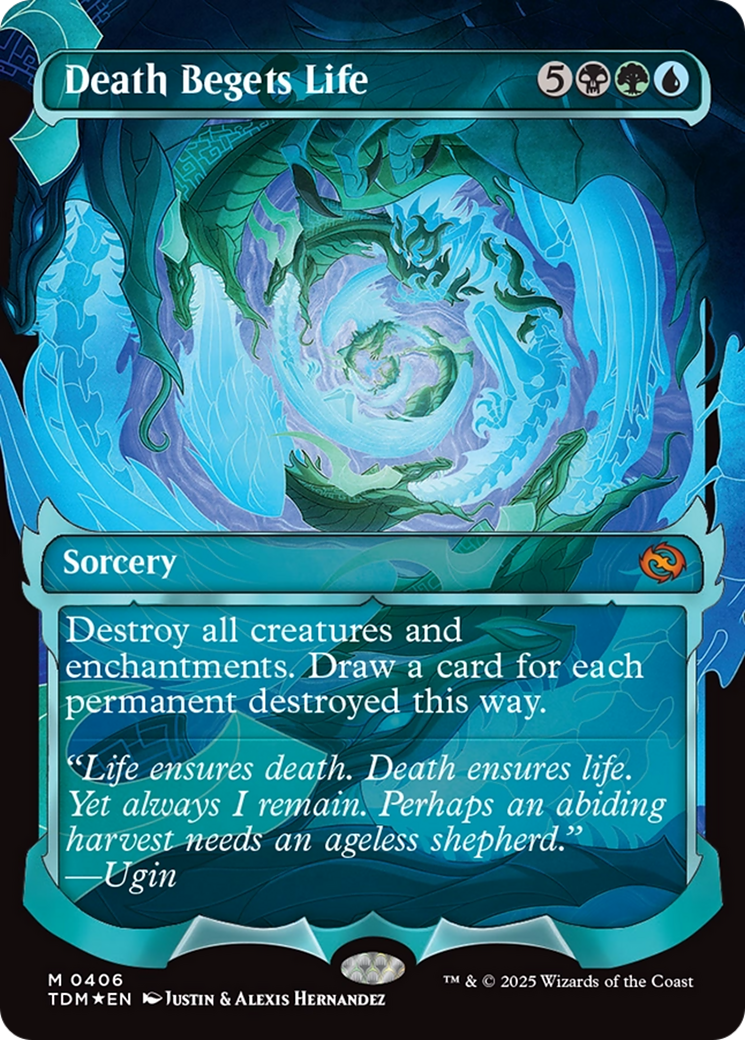 {@R} Death Begets Life (Showcase) [Tarkir: Dragonstorm][TDM 406]
