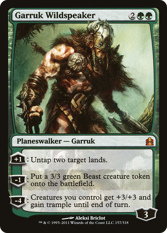 {R} Garruk Wildspeaker [Commander 2011][CMD 157]