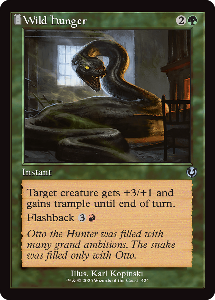 {C} Wild Hunger (Retro Frame) [Innistrad Remastered][INR 424]
