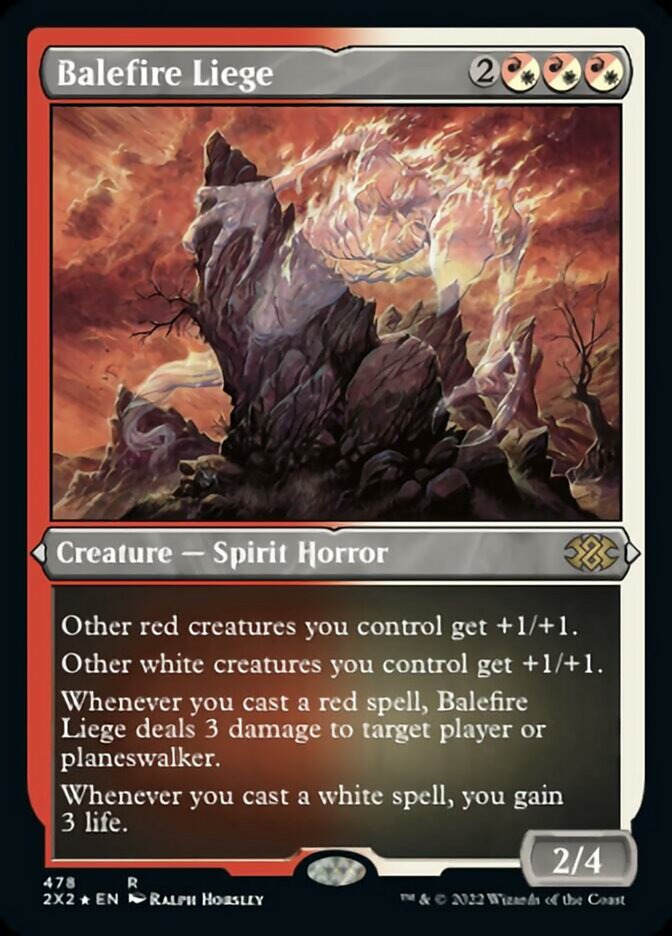 {R} Balefire Liege (Foil Etched) [Double Masters 2022][2X2 478]