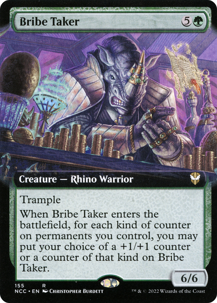 {R} Bribe Taker (Extended Art) [Streets of New Capenna Commander][NCC 155]