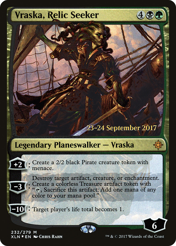 {R} Vraska, Relic Seeker [Ixalan Prerelease Promos][PR XLN 232] - Misty Mountain Games