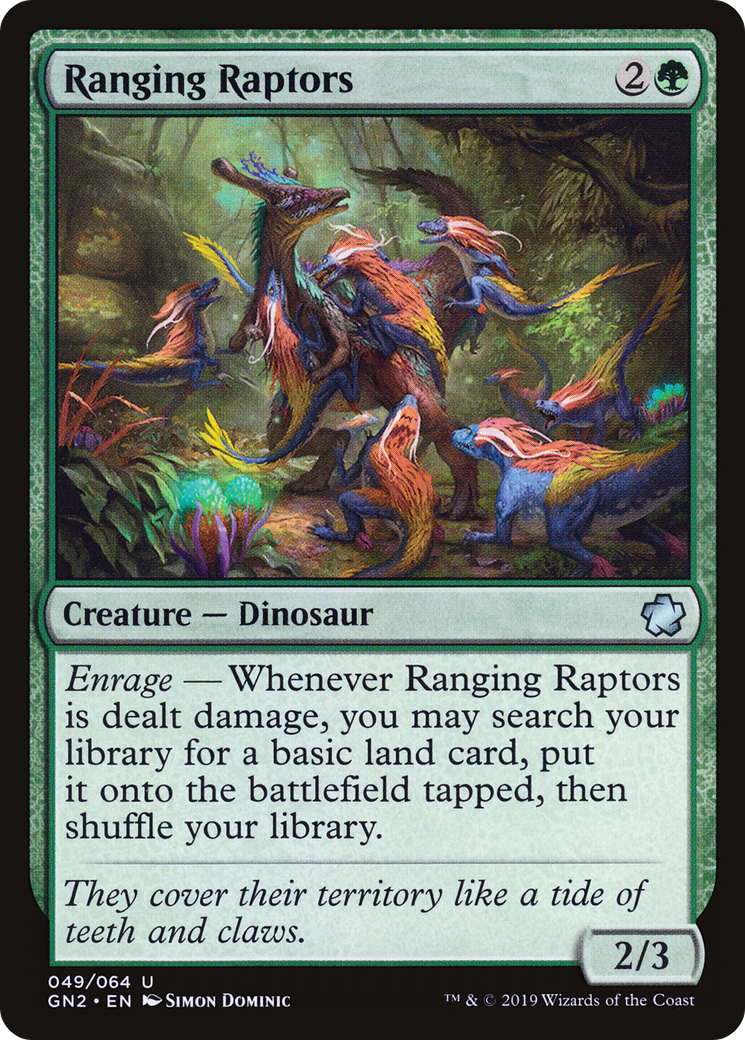 {C} Ranging Raptors [Game Night 2019][GN2 049]