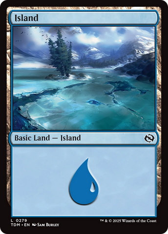 {B} Island (0279) [Tarkir: Dragonstorm][TDM 279]