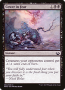 {C} Cower in Fear [Modern Masters 2017][MM3 062]