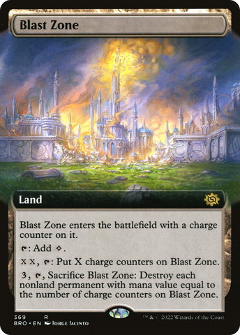 {R} Blast Zone (Extended Art) [The Brothers' War][BRO 369]
