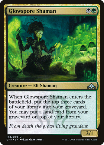 {C} Glowspore Shaman [Guilds of Ravnica][GRN 173]