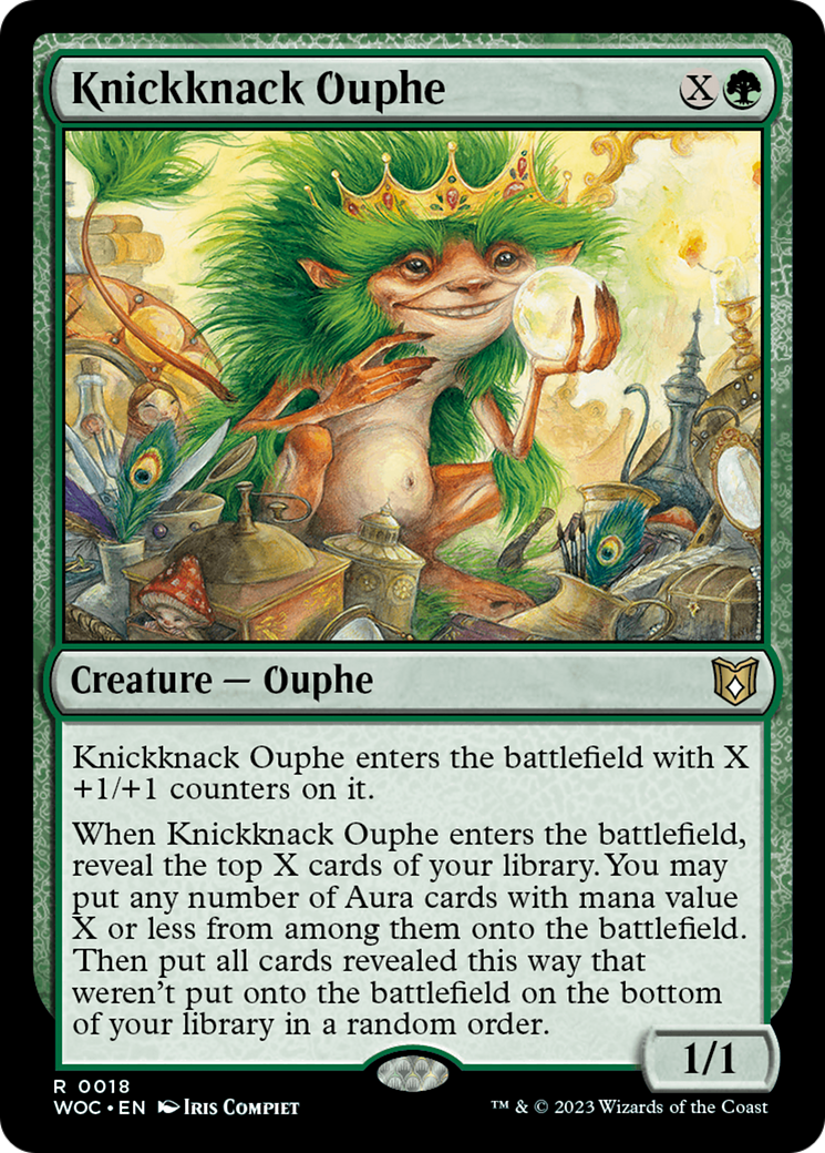 {R} Knickknack Ouphe [Wilds of Eldraine Commander][WOC 018]
