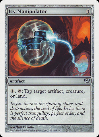 {O} Icy Manipulator (9th Edition) [Oversize Cards][OVR 9ED 299]