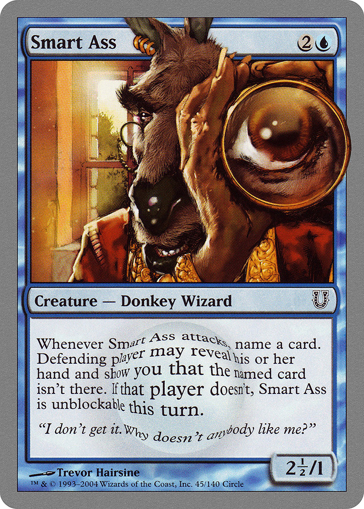 {C} Smart Ass [Unhinged][UNH 045] - Misty Mountain Games