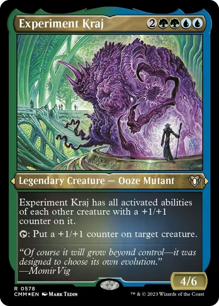 {R} Experiment Kraj (Foil Etched) [Commander Masters][CMM 578]