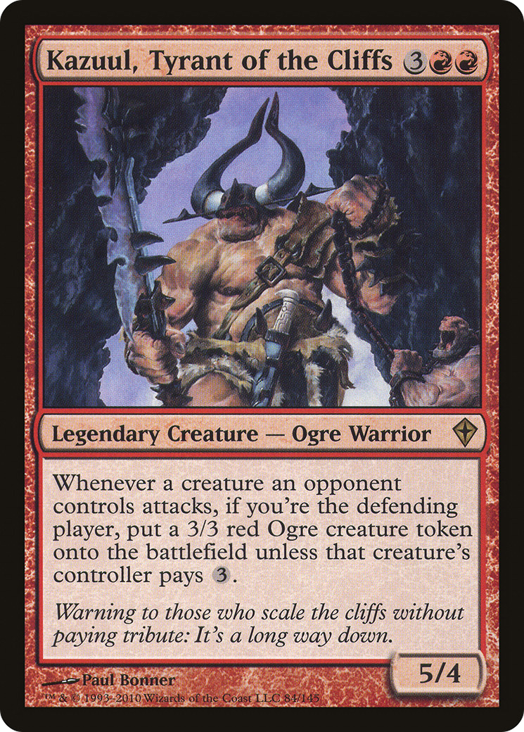 {R} Kazuul, Tyrant of the Cliffs [Worldwake][WWK 084]