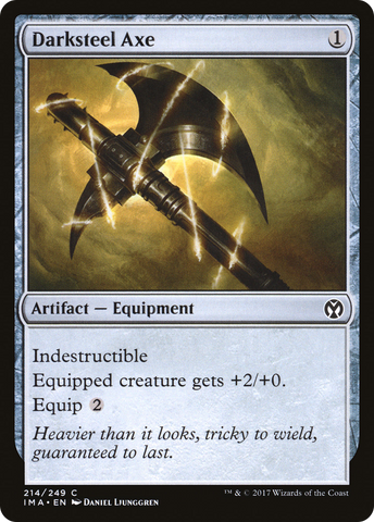 {C} Darksteel Axe [Iconic Masters][IMA 214]