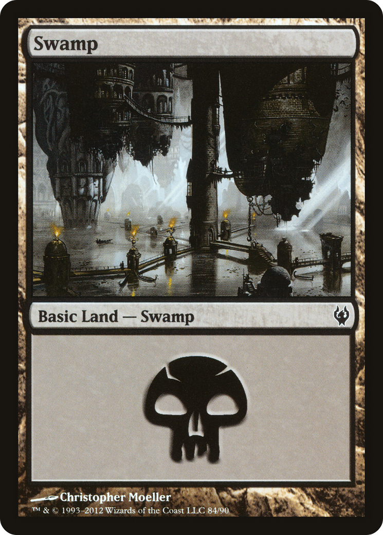 {B}[DDJ 084] Swamp (84) [Duel Decks: Izzet vs. Golgari]