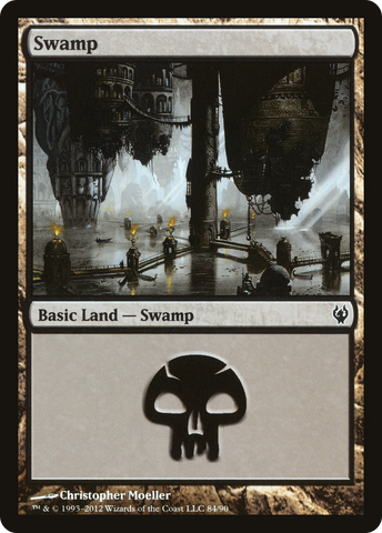 {B}[DDJ 084] Swamp (84) [Duel Decks: Izzet vs. Golgari]